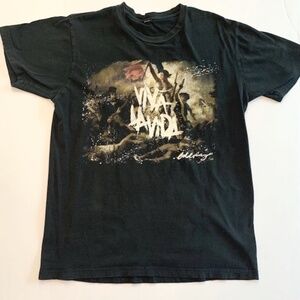Coldplay Tee Black Medium